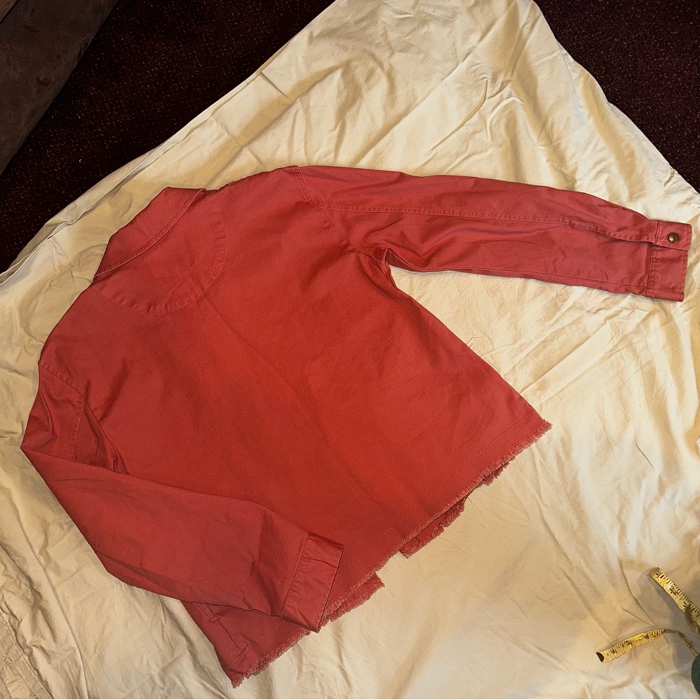 Salmon Button Down Jacket - image 8